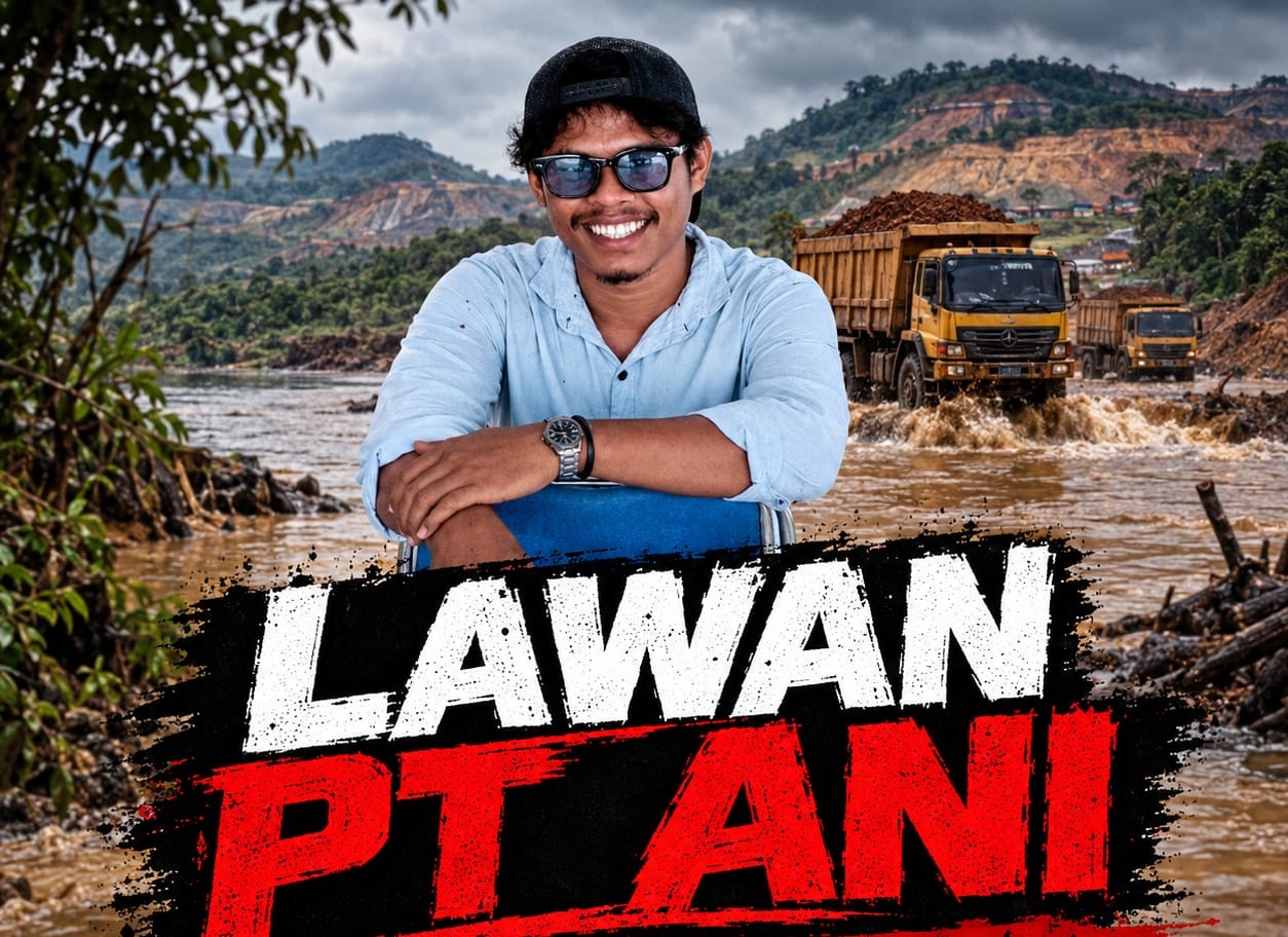 BEM UNUTARA Malut Kecam Aktivitas Truk Pengangkut Ore Nikel Milik PT. ANI di Sungai Tewil
