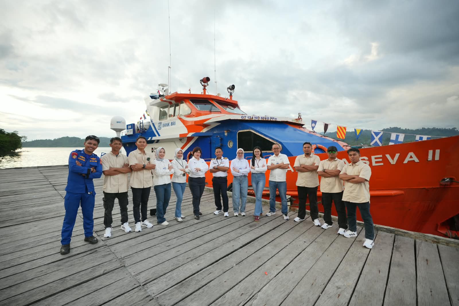 Permudah Akses Perbankan, Kapal Teras Bahtera Seva II BRI Jangkau Desa Terpencil